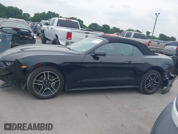2023 Ford Mustang EcoBoost with VIN 1FATP8UH9P5103685, listed as a IAAI auction lot 42166827 with 49,204 mi miles. Bid and sale history available at carsss.com. Image 15.