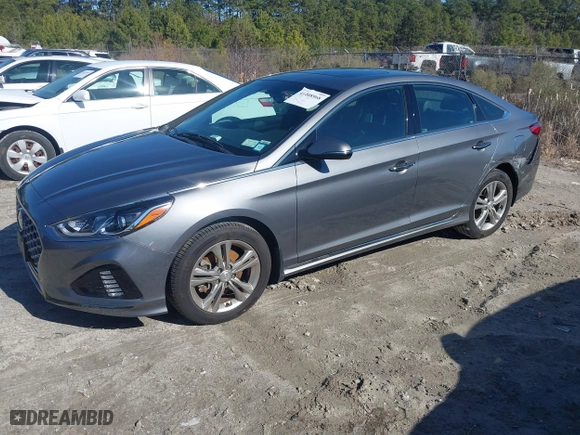 2019 Hyundai Sonata Sport with VIN 5NPE34AF9KH795658, listed as a IAAI auction lot 41408968 with 66,501 mi miles. Bid and sale history available at carsss.com. Image 17.
