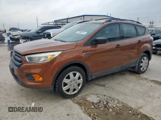 2017 Ford Escape S with VIN 1FMCU0F78HUA80539, listed as a Copart auction lot 57485415 with 131,734 mi miles and Salvage title. Bid and sale history available at DreamBid. Image 1.