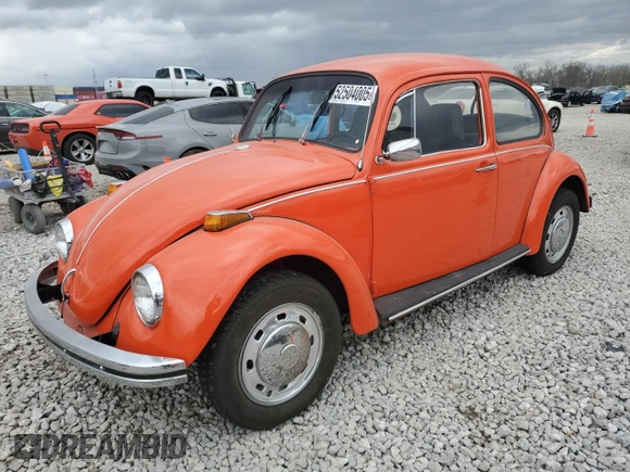 1972 Volkswagen Beetle with VIN 1122340845, listed as a Copart auction lot 52504005 with 185,049 mi miles and Clean Title. Bid and sale history available at DreamBid. Image 1.