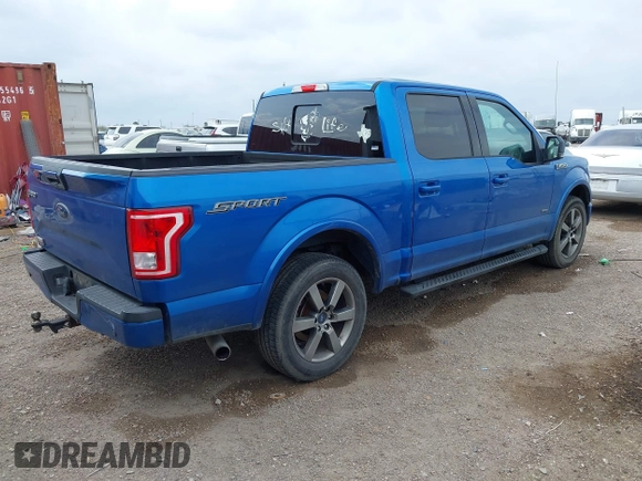 2015 Ford F-150 XL with VIN 1FTEW1CG1FKD20413, listed as a IAAI auction lot 41694489 with 147,431 mi miles and . Bid and sale history available at DreamBid. Image 4.