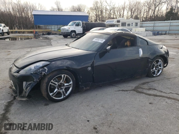 2003 Nissan 350Z Touring with VIN JN1AZ34E03T017128, listed as a Copart auction lot 48060195 with Not Provided miles and Salvage Title. Bid and sale history available at carsss.com. Image 1.