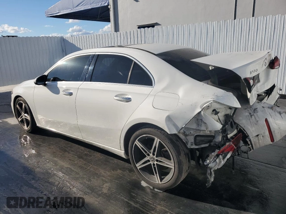 2021 Mercedes-Benz A 220 with VIN W1K3G4EBXMJ320555, listed as a Copart auction lot 46282715 with 95,573 mi miles and Clean Title. Bid and sale history available at DreamBid. Image 2.