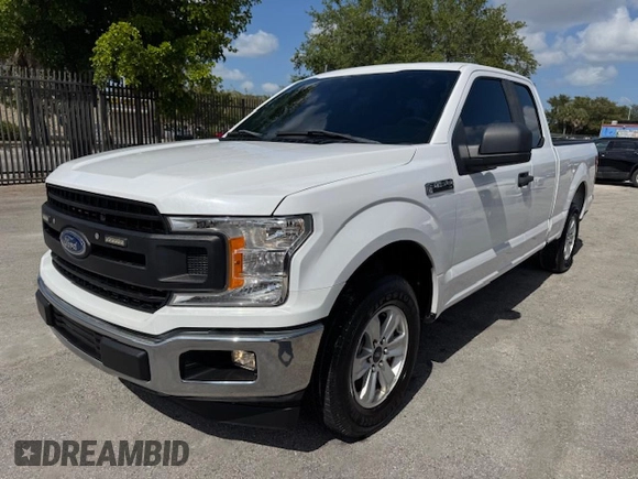 2020 Ford F-150 XL with VIN 1FTEX1C50LKE46270, listed as a Copart auction lot 54717115 with 41,241 mi miles and Non Repairable. Bid and sale history available at DreamBid. Image 1.
