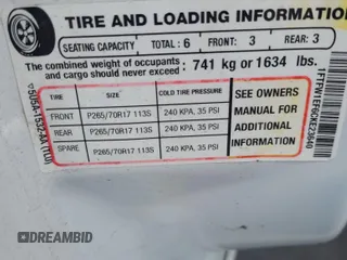 2012 Ford F-150 XL with VIN 1FTFW1EF6CKE23640, listed as a IAAI auction lot 42143182 with 202,261 mi miles. Bid and sale history available at carsss.com. Image 1.
