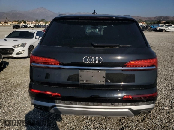 2025 Audi Q7 Premium with VIN WA1ACBF71SD002437, listed as a Copart auction lot 73171104 with 5,934 mi miles and Salvage title. Bid and sale history available at DreamBid. Image 6.