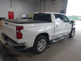 2023 Chevrolet Silverado 1500 LTZ with VIN 1GCUDGEDXPZ100414, listed as a IAAI auction lot 40005559 with 40,000 mi miles and . Bid and sale history available at DreamBid. Image 4.
