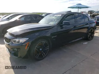 2015 BMW M3 with VIN WBS3C9C58FP804247, listed as a Copart auction lot 50446713 with Not provided miles and Salvage title. Bid and sale history available at DreamBid. Image 1.