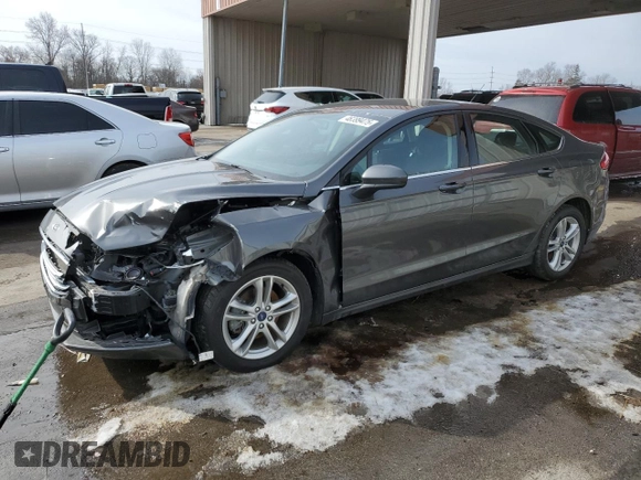 2018 Ford Fusion SE with VIN 3FA6P0H74JR159344, listed as a Copart auction lot 46399475 with 86,536 mi miles and Clean Title. Bid and sale history available at carsss.com. Image 1.