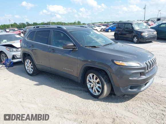 2016 Jeep Cherokee High Altitude with VIN 1C4PJLDB8GW211947, listed as a IAAI auction lot 42142282 with 158,430 mi miles. Bid and sale history available at carsss.com. Image 1.