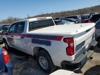 2022 Chevrolet Silverado 1500 with VIN 3GCPDAEK6NG536358, listed as a Copart auction lot 43649455 with 75,904 mi miles and Salvage Title. Bid and sale history available at DreamBid. Image 2.