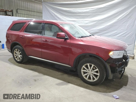 2014 Dodge Durango SXT with VIN 1C4RDJAG7EC586540, listed as a Copart auction lot 58769985 with 354,681 mi miles and Salvage title. Bid and sale history available at DreamBid. Image 4.