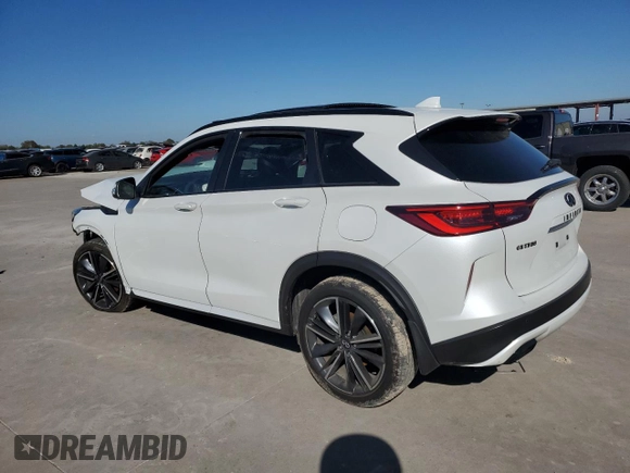 2024 Infiniti QX50 Sport z VIN 3PCAJ5FA2RF101005, wystawiony jako Copart lot #80092394 z przebiegiem Nie podano mil oraz Szkoda całkowita • Salvage title. Historia ofert i sprzedaży dostępna na DreamBid. Obrazek 2.