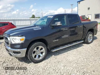 2019 Ram 1500 Big Horn with VIN 1C6RRFFG5KN803498, listed as a Copart auction lot 65945495 with 51,219 mi miles and Salvage title. Bid and sale history available at DreamBid. Image 1.