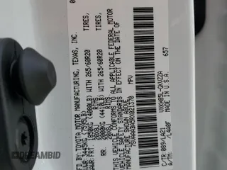 2024 Toyota Sequoia SR5 with VIN 7SVAAABA5RX021370, listed as a Copart auction lot 41857015 with 29,969 mi miles and Salvage Title. Bid and sale history available at carsss.com. Image 13.