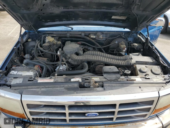1995 Ford F-150 with VIN 1FTEF15H5SNB72572, listed as a Copart auction lot 52452315 with 303,554 mi miles and Salvage Title. Bid and sale history available at carsss.com. Image 12.