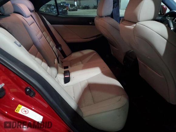 2014 Lexus IS 250 with VIN JTHCF1D29E5005543, listed as a Copart auction lot 64563095 with 88,284 mi miles and Salvage title. Bid and sale history available at DreamBid. Image 10.