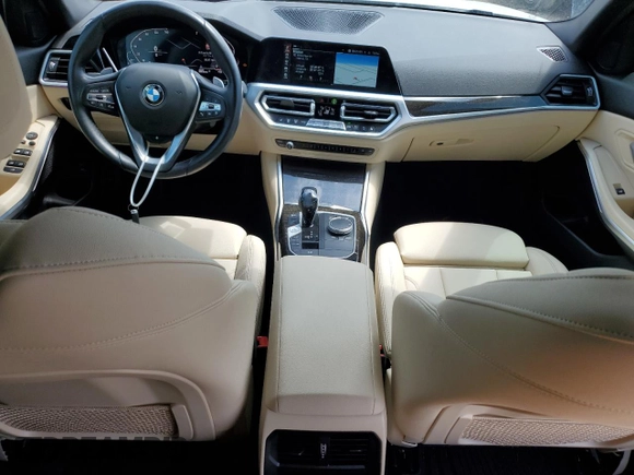 2020 BMW 3 Series 330i with VIN 3MW5R1J08L8B43219, listed as a Copart auction lot 53670875 with Not Provided miles and Salvage Title. Bid and sale history available at carsss.com. Image 8.