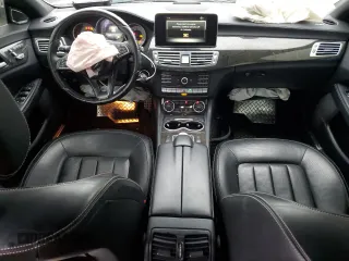 2015 Mercedes-Benz CLS-Class CLS 550 with VIN WDDLJ9BB0FA150843, listed as a Copart auction lot 80978534 with 83,436 mi miles and Salvage Title. Bid and sale history available at carsss.com. Image 8.