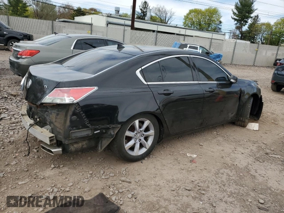 2012 Acura TL Technology z VIN 19UUA8F59CA036110, wystawiony jako Copart lot #54226225 z przebiegiem 125 151 mil mil oraz Szkoda całkowita • Salvage title. Historia ofert i sprzedaży dostępna na DreamBid. Obrazek 3.