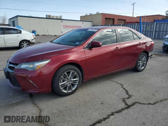 2015 Toyota Camry XLE with VIN 4T1BF1FK8FU971198, listed as a Copart auction lot 51858535 with 75,136 mi miles and Salvage Title. Bid and sale history available at carsss.com. Image 1.