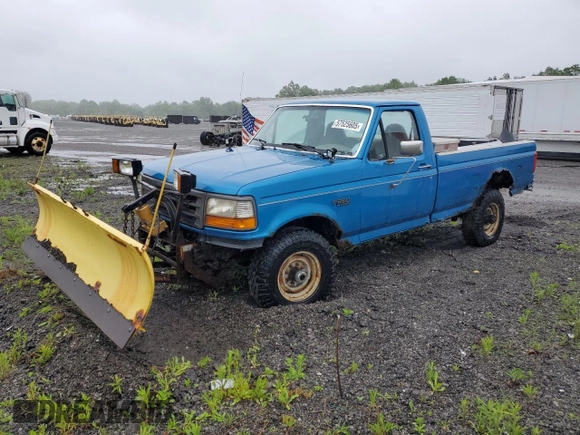 1996 Ford F-250 z VIN 2FTHF26H7TCA30362, wystawiony jako Copart lot #57525605 z przebiegiem Nie podano mil oraz Czysty tytuł • Clean title. Historia ofert i sprzedaży dostępna na DreamBid. Obrazek 1.