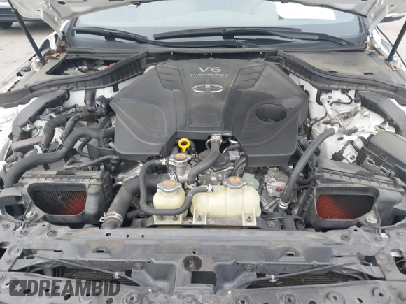 2021 Infiniti Q50 3.0t SENSORY with VIN JN1EV7CP4MM707726, listed as a IAAI auction lot 41427425 with 105,970 mi miles. Bid and sale history available at carsss.com. Image 10.