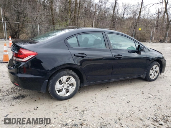 2013 Honda Civic LX z VIN 19XFB2F56DE004635, wystawiony jako Copart lot #51741015 z przebiegiem 104 211 mil mil oraz Czysty tytuł • Clean title. Historia ofert i sprzedaży dostępna na DreamBid. Obrazek 3.
