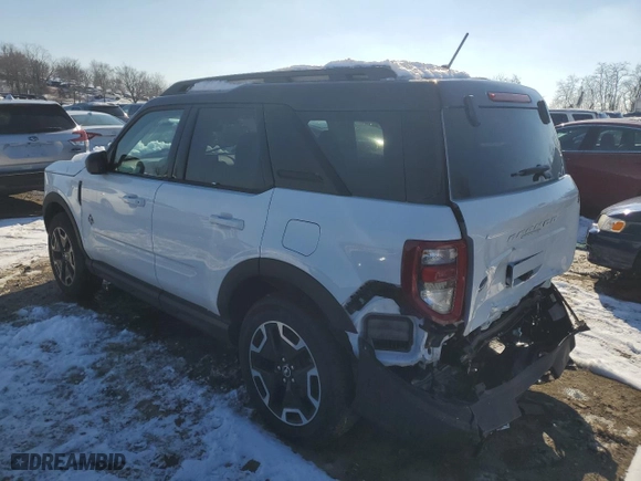2023 Ford Bronco Sport Outer Banks with VIN 3FMCR9C69PRD92814, listed as a Copart auction lot 41595765 with 11,458 mi miles and Salvage Title. Bid and sale history available at carsss.com. Image 2.