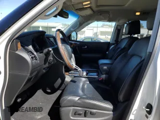 2017 Infiniti QX80 with VIN JN8AZ2NF8H9647289, listed as a Copart auction lot 46935293 with 89,279 mi miles. Bid and sale history available at carsss.com. Image 7.