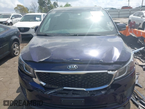 2018 Kia Sedona LX with VIN KNDMB5C16J6424343, listed as a IAAI auction lot 41952305 with 130,439 mi miles. Bid and sale history available at carsss.com. Image 12.
