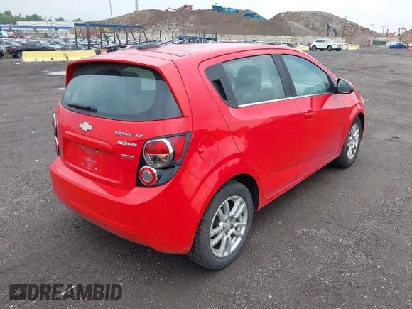2016 Chevrolet Sonic LT with VIN 1G1JC6SB4G4175263, listed as a IAAI auction lot 42585844 with 100,109 mi miles and . Bid and sale history available at DreamBid. Image 4.