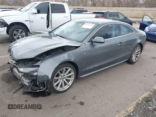 2016 Audi A5 Premium Plus with VIN WAUM2AFR1GA053119, listed as a IAAI auction lot 41724238 with 128,639 mi miles. Bid and sale history available at carsss.com. Image 17.