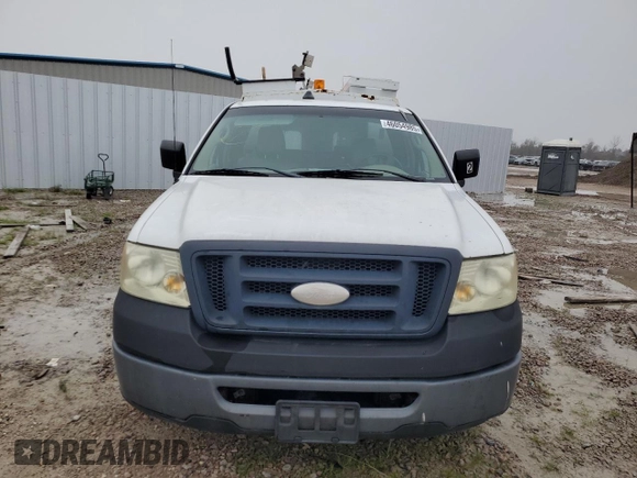 2008 Ford F-150 XL with VIN 1FTRF122X8KB70103, listed as a Copart auction lot 46054985 with 183,598 mi miles and Clean title. Bid and sale history available at DreamBid. Image 5.