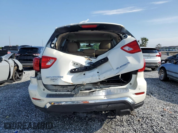 2019 Nissan Pathfinder SV with VIN 5N1DR2MNXKC655451, listed as a Copart auction lot 64904725 with 94,107 mi miles and Clean title. Bid and sale history available at DreamBid. Image 6.
