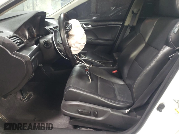 2014 Acura TSX with VIN JH4CU2F46EC000077, listed as a Copart auction lot 45872595 with 121,884 mi miles and Salvage title. Bid and sale history available at DreamBid. Image 7.