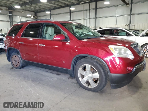 2010 GMC Acadia SLT1 with VIN 1GKLVMED0AJ112332, listed as a Copart auction lot 52030965 with 121,042 mi miles and Salvage Title. Bid and sale history available at carsss.com. Image 4.