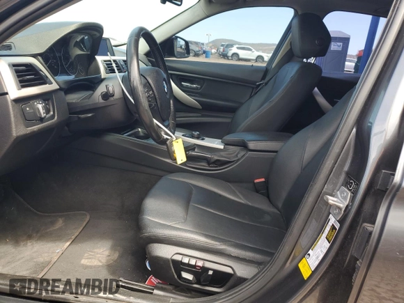 2015 BMW 3 Series 320i with VIN WBA3B1G59FNT01695, listed as a Copart auction lot 50655635 with 133,405 mi miles and Salvage Title. Bid and sale history available at carsss.com. Image 7.