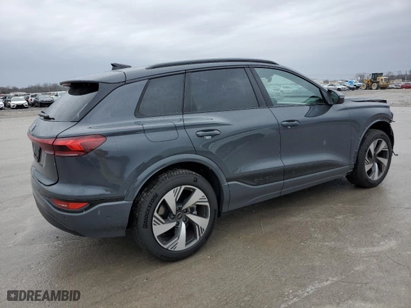 2025 Audi Q6 e-tron Premium Plus with VIN WA124BGF6SA005195, listed as a Copart auction lot 42492975 with NaN miles and Salvage Title. Bid and sale history available at carsss.com. Image 3.