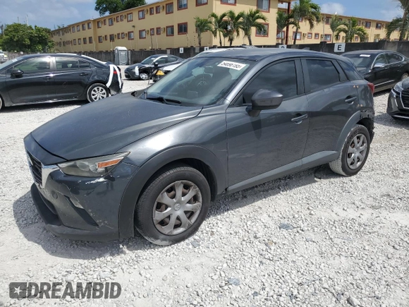 2016 Mazda CX-3 Sport with VIN JM1DKBB74G0105670, listed as a Copart auction lot 54696195 with 155,679 mi miles and Salvage Title. Bid and sale history available at DreamBid. Image 1.