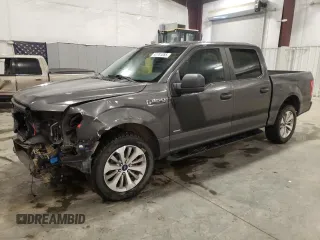 2017 Ford F-150 XL with VIN 1FTEW1EP3HKD59441, listed as a Copart auction lot 41741055 with 155,149 mi miles and Salvage Title. Bid and sale history available at carsss.com. Image 1.