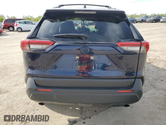2024 Toyota RAV4 Hybrid XLE Premium with VIN JTMB6RFV4RD145174, listed as a Copart auction lot 48618325 with 6,652 mi miles and Salvage Title. Bid and sale history available at carsss.com. Image 6.