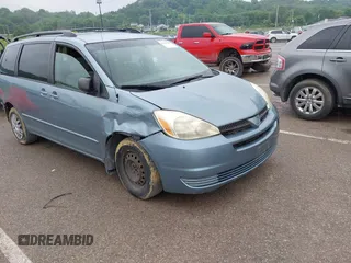 2005 Toyota Sienna CE with VIN 5TDZA23C35S348465, listed as a IAAI auction lot 42436485 with 306,391 mi miles and . Bid and sale history available at DreamBid. Image 1.