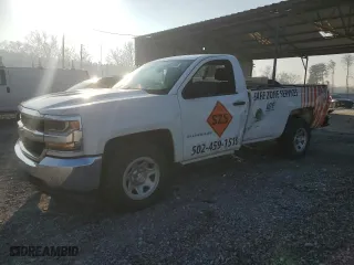 2018 Chevrolet Silverado 1500 Work Truck with VIN 1GCNCNECXJZ906067, listed as a Copart auction lot 46873105 with 104,068 mi miles and Salvage Title. Bid and sale history available at carsss.com. Image 1.
