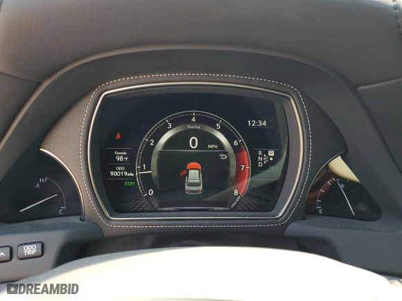 2018 Lexus LS with VIN JTHB51FF9J5005633, listed as a Copart auction lot 66332144 with 90,019 mi miles and Salvage Title. Bid and sale history available at carsss.com. Image 9.