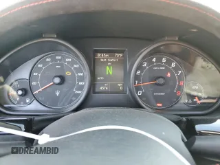 2019 Maserati GranTurismo Sport z VIN ZAM45VMAXK0312263, wystawiony jako Copart lot #58569595 z przebiegiem 4 574 mil mil oraz Szkoda całkowita • Salvage title. Historia ofert i sprzedaży dostępna na DreamBid. Obrazek 9.