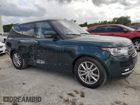 2017 Land Rover Range Rover with VIN SALGR2FK4HA367362, listed as a Copart auction lot 63200615 with 54,686 mi miles and Salvage title. Bid and sale history available at DreamBid. Image 4.