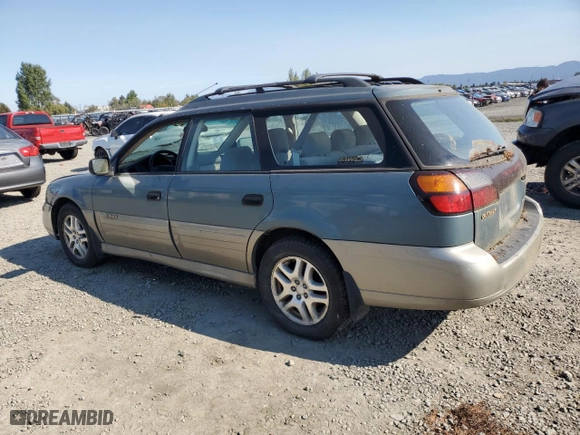 2001 Subaru Legacy Wagon Outback w/RB Equip with VIN 4S3BH665617629830, listed as a Copart auction lot 87467084 with 187,309 mi miles and Salvage Title. Bid and sale history available at carsss.com. Image 2.