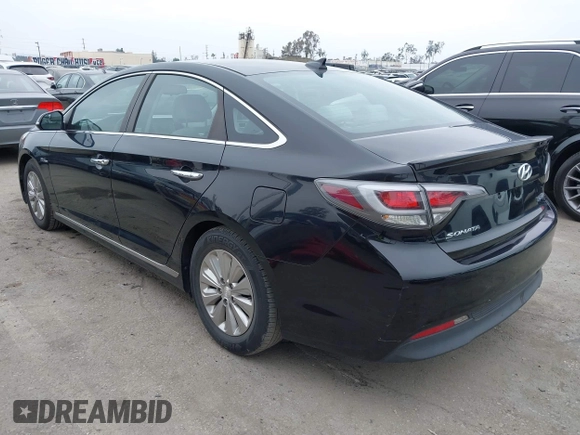 2016 Hyundai Sonata Hybrid SE with VIN KMHE24L13GA027768, listed as a IAAI auction lot 42043333 with 46,322 mi miles. Bid and sale history available at carsss.com. Image 3.
