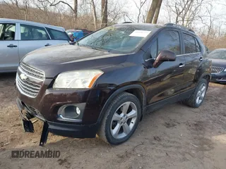 2015 Chevrolet Trax LTZ with VIN KL7CJTSB9FB101817, listed as a IAAI auction lot 41090727 with 108,959 mi miles. Bid and sale history available at carsss.com. Image 17.